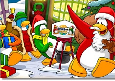 Игра Пингвины Рождественская головоломка