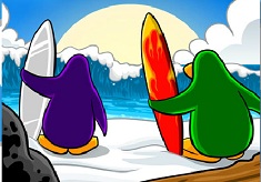 Игра серфинг Пингвины головоломка