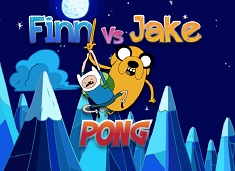Игра Время приключений Финн против Джейка понг
