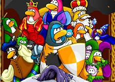 Игра средневековые Пингвины головоломка