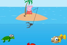 Игра свинка Пеппа день рыбалки