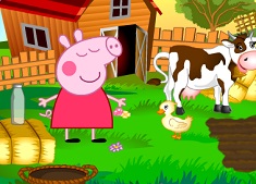 Игра свинка Пеппа на ферме