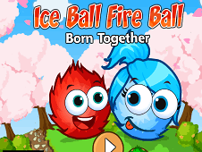 Игра Огонь и Вода: ледяной шар и огненный шар