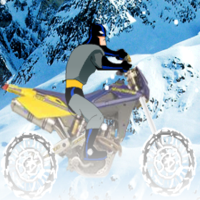 Игра Бэтмен на зимнем мотоцикле