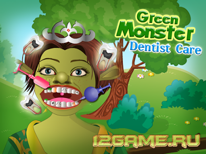 Игра Шрек зеленый монстр у стоматолога