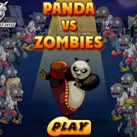 Игра Кунг фу Панда против зомби