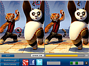 Игра Кунг фу Панда и друзья найти отличия